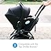Clek Liingo Baseless Infant Car Seat with Newborn Support System, Latch System with One-Hand Release, Stroller Compatible, and Flame Retardant-Free (Latte Ziip)