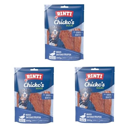 Rinti Extra Chicko Maxi Ente, 3er Pack (3 x 250 g)