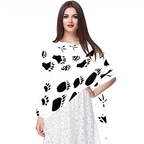 Écharpe en mousseline de soie femme Corgi multicolore pour raviver un look terne instantly