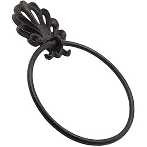   Antique-Cast-Iron-Towel-Ring-Rustic-Towel-Holder-for-Bathroom-Accessories-Wall-Mounted