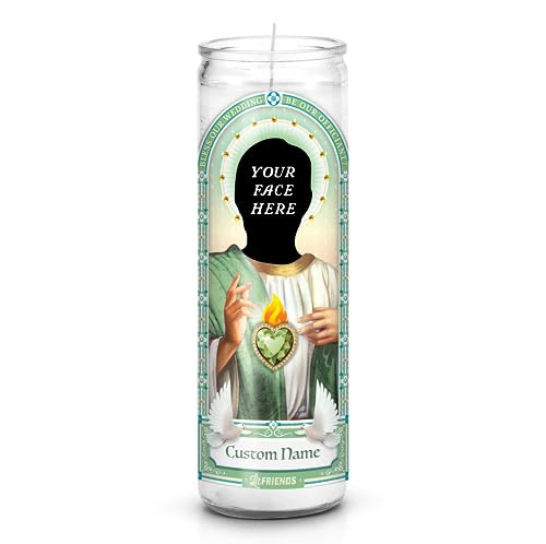 Personalized Officiant Proposal Prayer Candle | Unique Bridal Party Gift | Non Scented | 8 inch Glass Votive - 100% Handmade in USA