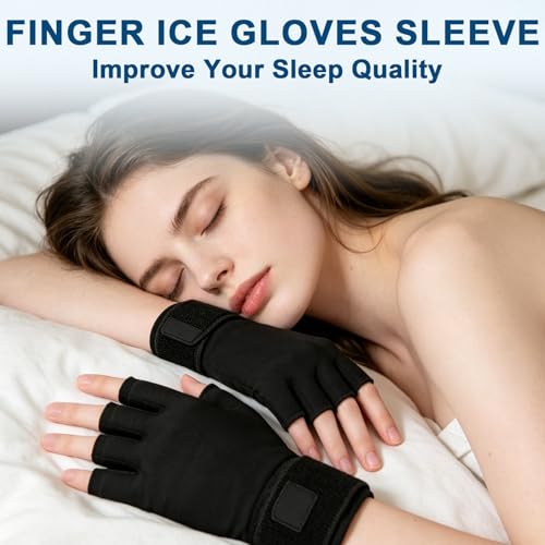 Guantes de hielo para manos con artritis, 2 piezas miniatura 7