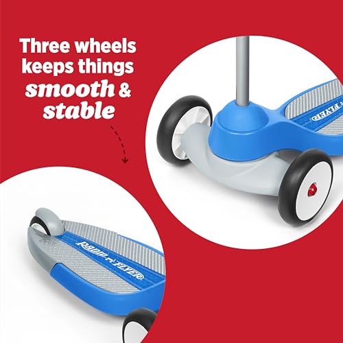 Image of Radio Flyer My 1st Scooter, for Kids 2-5 Years Old, Blue