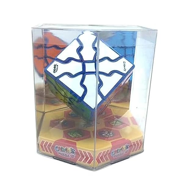 Curvy Dino - Cubo mágico para niños y adultos, color azul