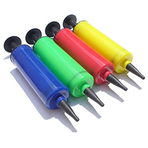 1 Pc Mini Portable Hand Manual Sports Ball Party Balloon Inflator Air Pump Hose Extension with Needle Balloons Hand Pump Ball Pump Adaptor for Basketball, Volleyball, Soccer, Football, Toy Ball