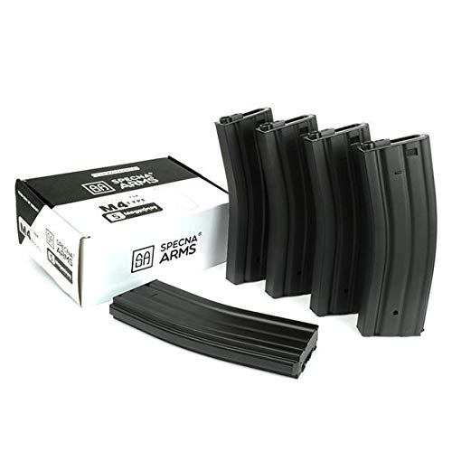 ブラックマガジン 5個セット Amazon.co.jp: Specna Arms M4 / M16用 500連マガジン ブラック 5本