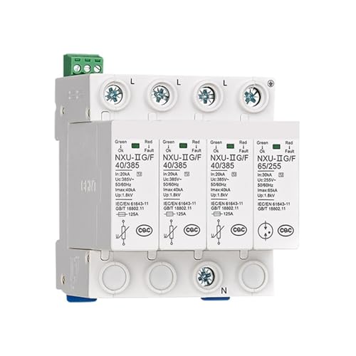Protecteur de surtension NXU 100kA parasurtenseur tetrapolaire 4P NXU-ⅡG/F 440V