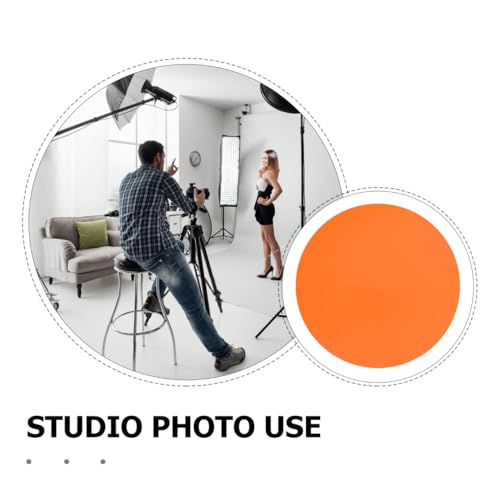Angoily 10 Stück Farbfolien Gel Filter Film Folie Hitzebeständig für Lampen Farben Farbfolien Gel Runder Kopf Sonnenuntergangsfolie für Foto Lampe Studio Strobe