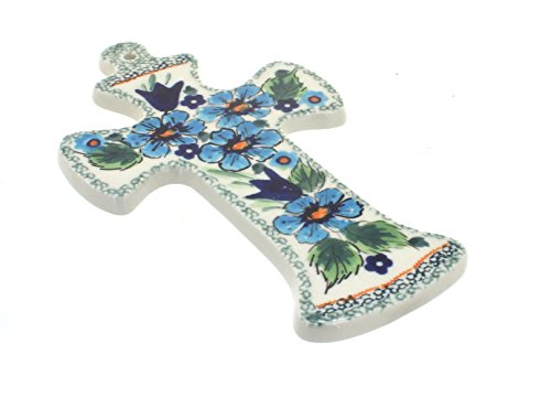 Blue Rose Polish Pottery Ballina Cross