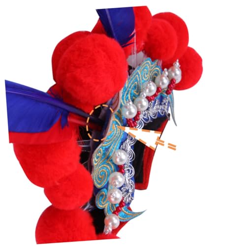 Disfraz estilo Ópera para perros tamaño L rojo cómodo miniatura 4
