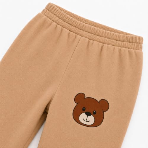 Image of Kids Winter Teddy Fleece Sweatshirt & Jogger Set for Kids Boys Girls