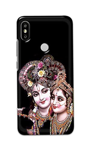 Image of PRINTFIDAA� Printed Hard Back Cover Case for Mi Redmi Y2 Back Cover (Radha Krishna) -2808