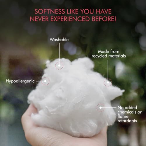 Image of Fairfield The Original Poly-Fil, Premium Polyester Fiber Fill, Soft Pillow Filler, Stuffing for Stuffed Animals, Toys, Cloud Decorations, and More, Machine-Washable, 12 lb Box