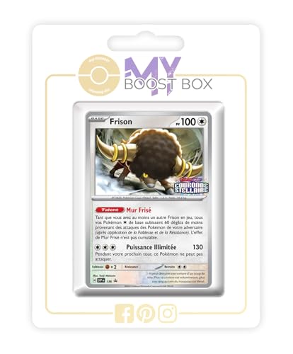 Frison SV136 Holo Myboost X Couronne Stellaire : coffret de 10 cartes Pokémon