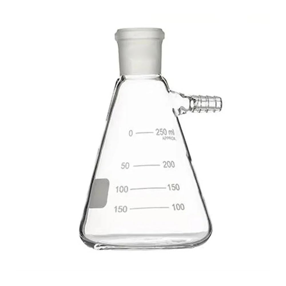 1 STÜCKE 25 ml Bis 2000 ml Glas Vakuum Schleifen Mund Saugflasche Labor Flasche Mit Oberen Düse(500ml caliber24)