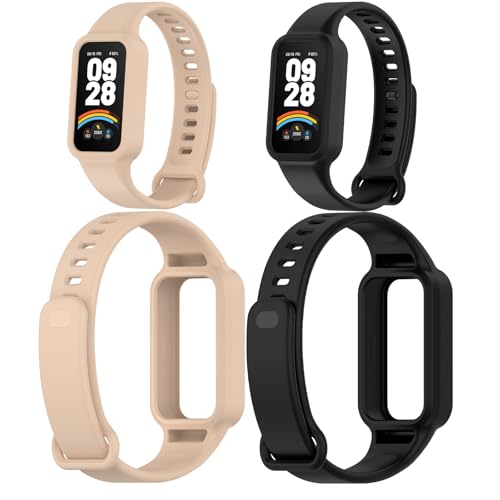 [YANMONGI] For Xiaomi Band 9 Active �o���h �V���R���� �����x���g �ʋC �_�炩�� �h�� �y�� �ϏՌ� �h�� �j�����p�i�s���N+�u���b�N�j