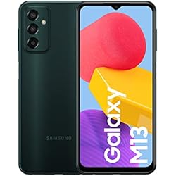 Samsung Galaxy M13 (64 GB) Verde – Teléfono Móvil libre Android, Smartphone con 4GB de RAM [Versión española]