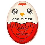 Egg Timer That Changes Color When Done Soft Hard Boiled Egg Perfect Egg Timers, Red Chick