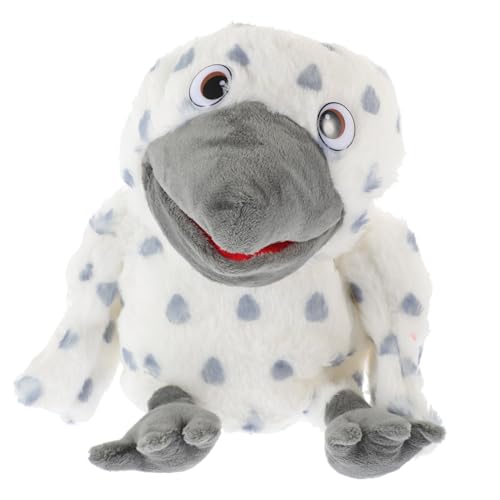 LALAFINA 猫頭鷹形ぬいぐるみハンドパペット 柔らかい綿素材 洗える手人形 ストーリーテリング用知育 向けインタラクティブ動物おもちゃ