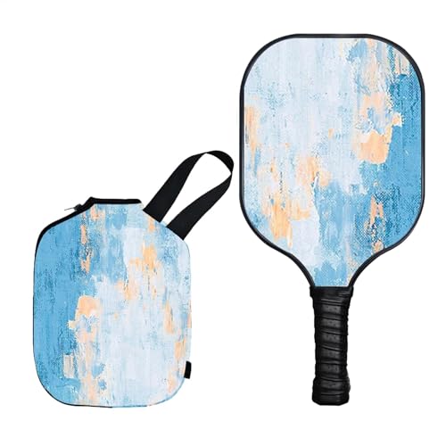 Palas de pepinillo de pepinillo, palas de pepinillo de fibra de vidrio para principiantes, equipo ligero de palas de pepinillo, paleta de entrenamiento de pepinillos con funda protectora para