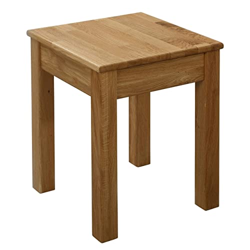 Krok Wood Hocker Tomas aus Massivholz 35x35x45 cm (Eiche, 1x ohne Eingriff)