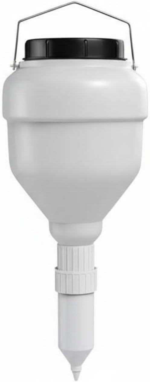 Hanging Sauce Dispenser Condiment Dispenser Leakproof Food Service Supply for Restaurant Owners, 5.5L Round Barrel