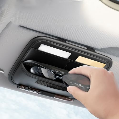 APKOL Sunglasses Box for Cars Clip, Sunglasses Holder for Car Sun...
