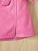 BEAUDRM Girl's Cute PU Leather Skirt Elastic High Waist Split Hem Bow Front Mini Skirts Pink# 8Y