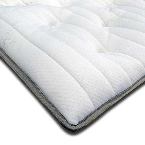 Topper Night - Colchón de espuma viscoelástica con efecto pluma de ganso envolvente, corrector para colchón o colchón de matrimonio de 160 x 195 cm