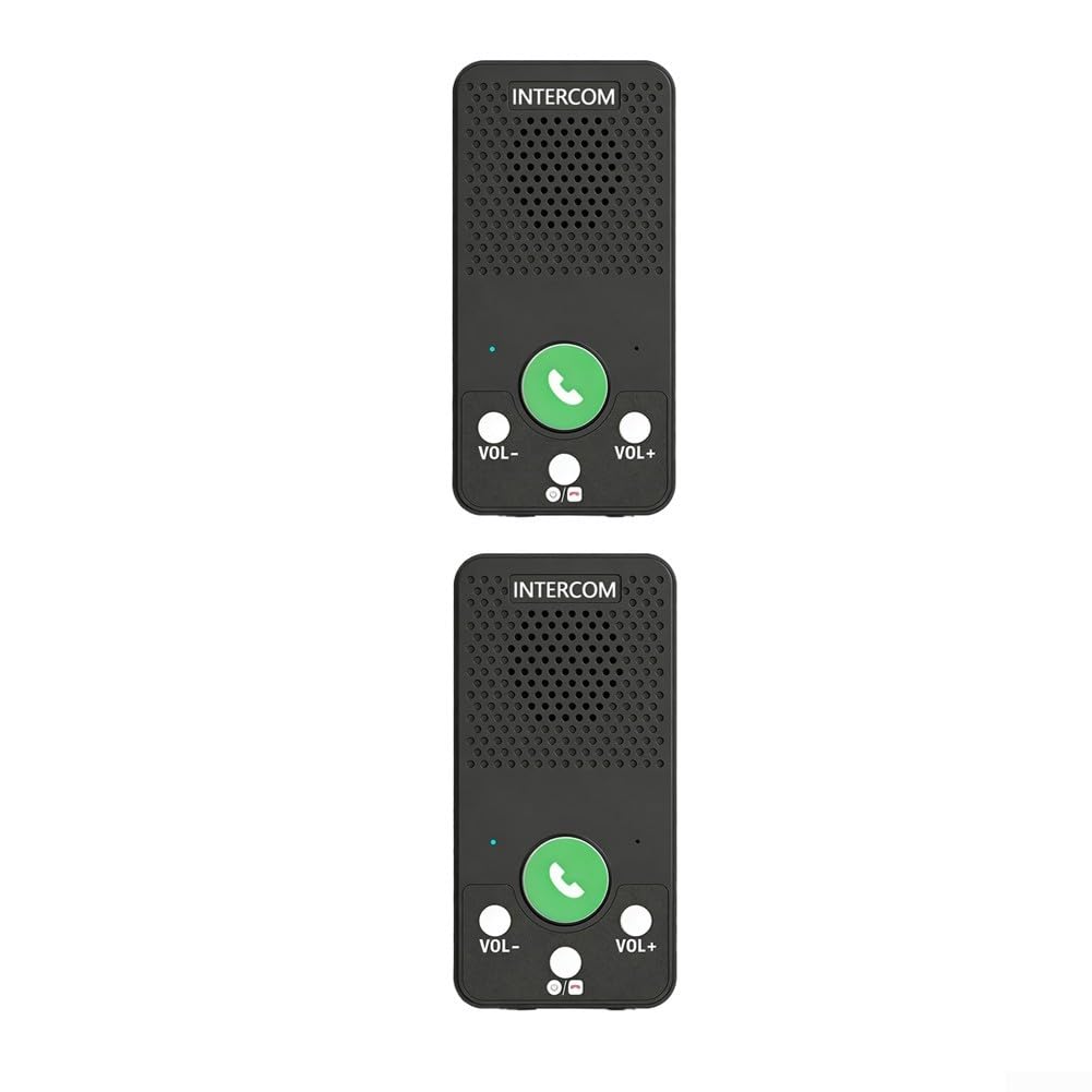 Sistema de intercomunicación inalámbrico para el hogar y la oficina, comunicación bidireccional de largo alcance de hasta 1000 pies, localizadores fáciles de presionar para hablar con 8