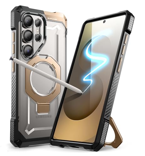 Image of SUPCASE PC For Samsung Galaxy S25 Ultra Back Case With Stand(Unicorn Beetle Grip),[S Pen Friendly] [Compatible With Magsafe] [Military-Grade Protection] Magnetic Phone Case For S25 Ultra 6.9 inch(Desert)