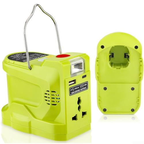 Generador inversor de 200 W de solución de energía ligera que se convierte para batería de 20 V a CA (110/2 para 20 V), para aplicaciones (120 V)