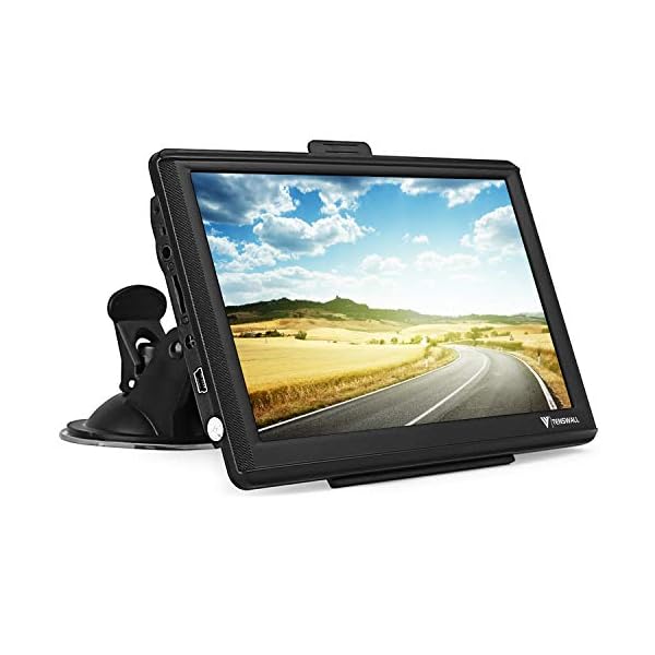 GPS Navigationsgerät für Auto, Navigation für LKW PKW KFZ 7 Zoll 8GB 256MB Touchscreen Navi mit POI Blitzerwarnung Sprachführung Fahrspur, Lebenslang Kostenloses EU-48 Karten