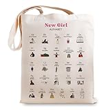 RBAFAO New Girl TV Show Inspired Gift, Girl Fans Gift Tote Bag Merchandise, Funny Shoulder bag Gifts for Sister Friends Shoulder Bag