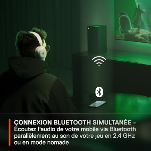 Casque de jeu sans fil SteelSeries Arctis Nova 7X USB-C compatible PC Switch