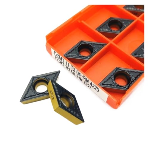 10 piezas inserto de carburo acero inoxidable DCMT11T304 miniatura 1