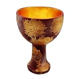 Playcoshow Holy Grail Cosplay Accessories Collection Resin Replica Halloween Christmas Home Decoration Xmas Decor (Gold)