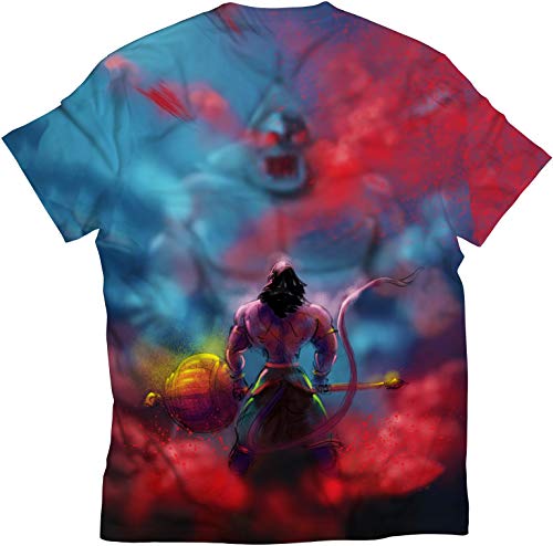 Image of Shiva, Krishna, Hanuman, Kali, Ram and Ravana, Ramayan, Bagavath Githa, Buddha Religious, Spiritual, Hindu Gods T-Shirts