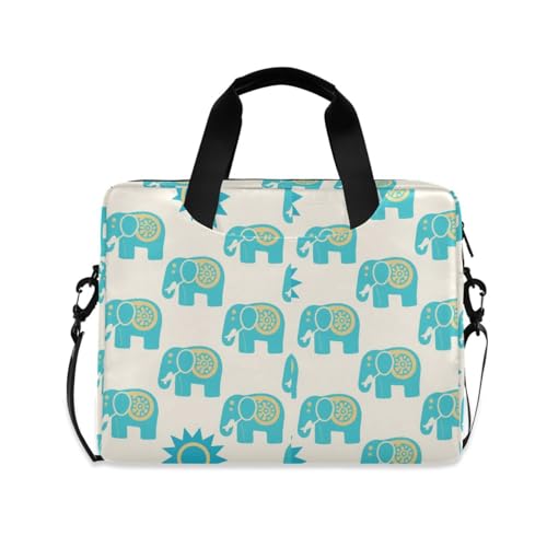 Maletín para portátil 15.6" con estampado boho elefantes