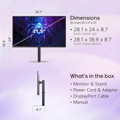 Image of LG 32 inch Ultragear Monitor, QHD IPS Display, 200Hz, 1ms GtG, G-SYNC Compatible, AMD FreeSync Premium, 99% sRGB, HDR10, HDMI 2.0, Display Port 1.4, Ergonomic Height /Tilt /Pivot /Swivel Adjustable Stand