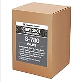 Steel Shot S-780, No. 10 Equivalent - Blasting Media - X-Large Size (15lbs)