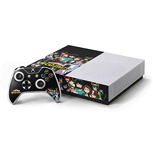 Skinit Decal Gaming Skin Compatible with Xbox One S All-Digital Edition Bundle - Officially Licensed Funimation My Hero Academia Design