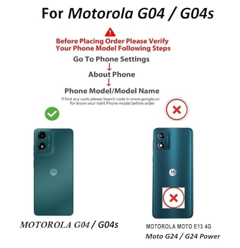 Image of COVERBLACK Soft Rubber Silicon Clear Back Cover Compatible Model for Motorola Moto G04 - Transparent