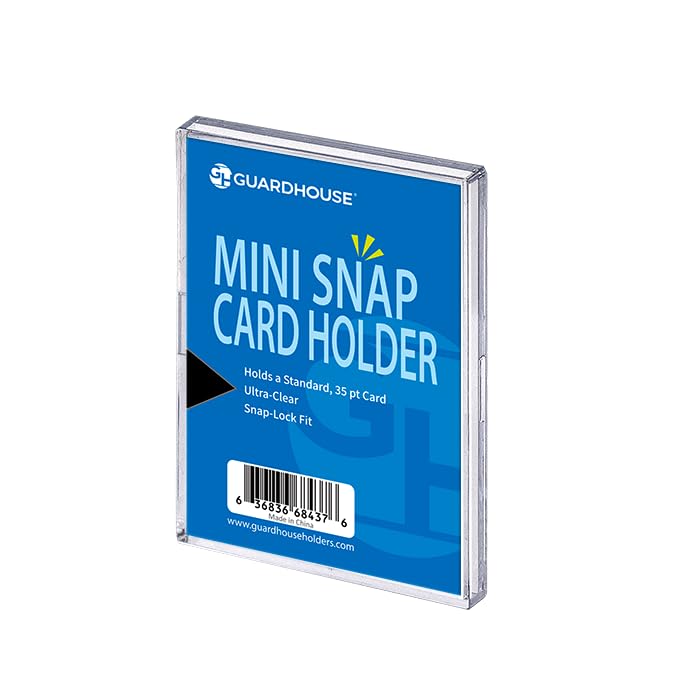 Amazon.com: Guardhouse Mini Snap Lock Trading Card Holder 35 pt
