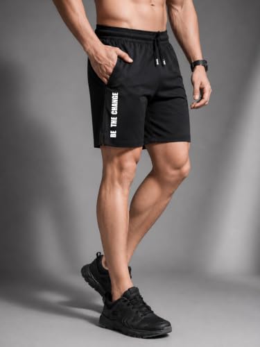 Image of Dpassion Quick Dry Polyester Sport Shorts for Men | Gym, Running and Training Shorts