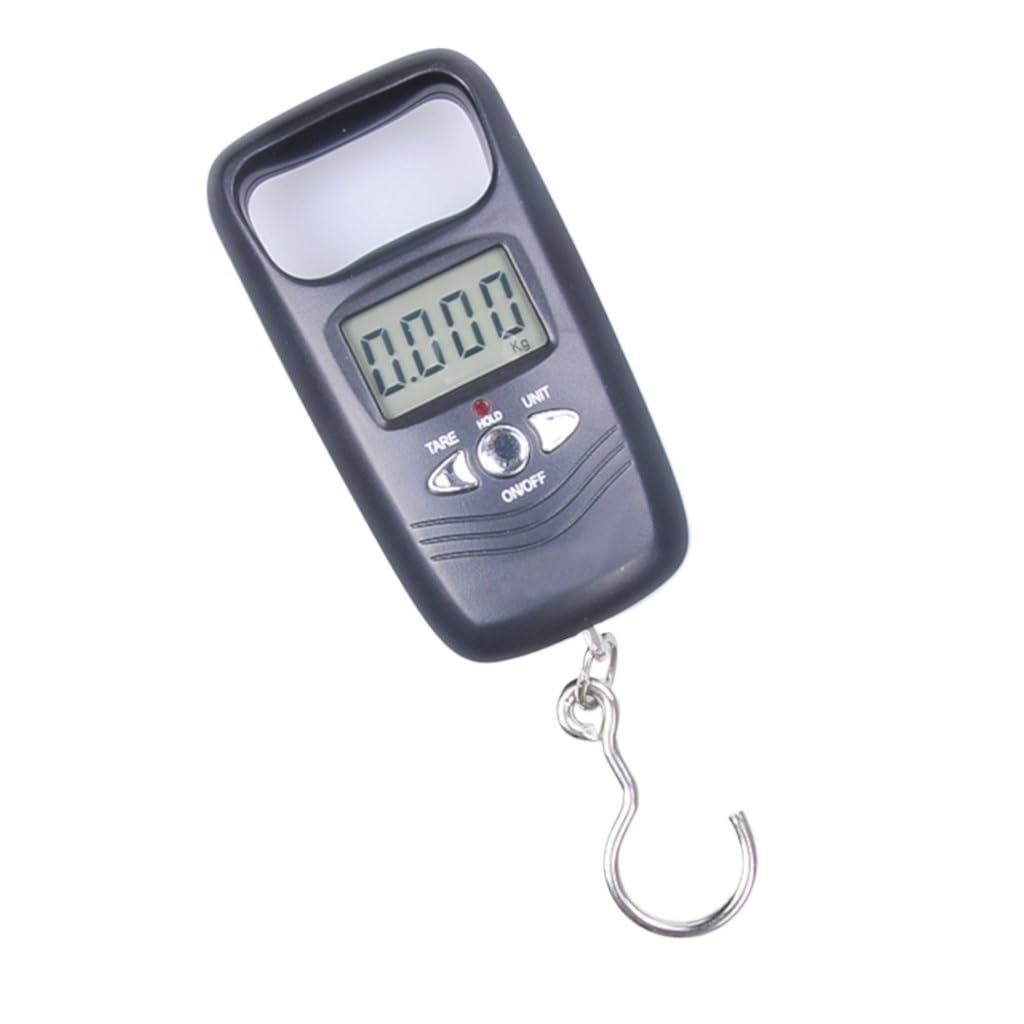 50kg Fishing Hook Luggage Digital Pocket Potable LCD Hanging Electronic Travel Weighing Scales