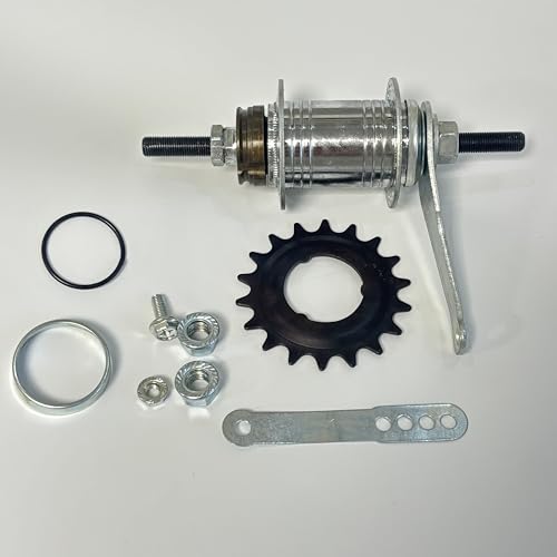 Coaster Brake Hub, Bike Brake Rear Hub Stainless Steel For Fixed Gear Bicycle, Mtb Bike (36h Silver)
