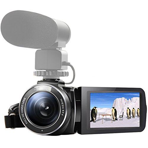 SEREE Comcorder Full HD 1080P Video Camera 16X Digital Zoom 2.7