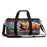 Graffiti Hip Hop Gym Bag for Men Women Water Resistant Duffle Bag Travel Lightweight Bag for Travel Sports