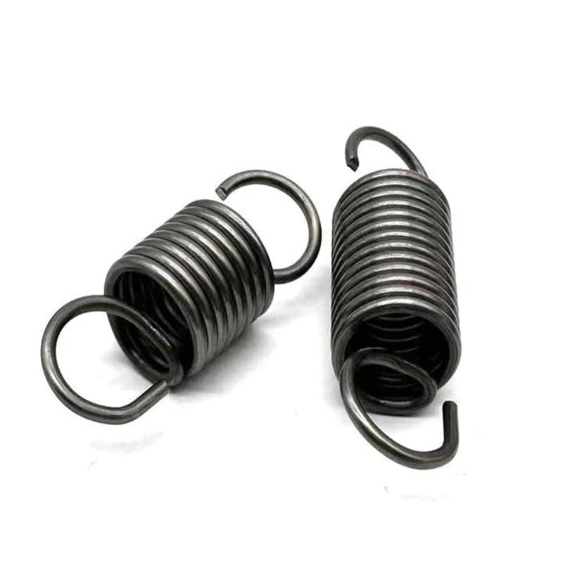 Ressort de traction en acier 4mm avec crochet unique de diamètre 22 à 35mm